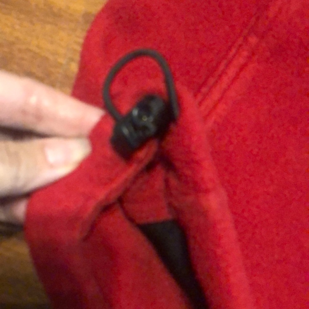 Woolrich Men's Large Ruby Red Fleece Q22 - image 4